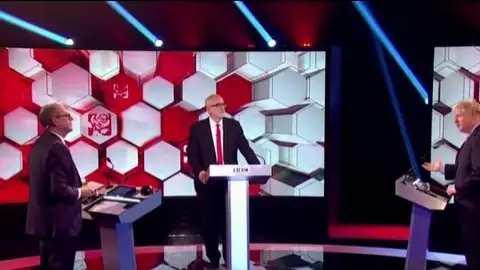 Debate entre Jeremy Corbyn y Boris Johnson Debate entre Jeremy Corbyn y Boris Johnson