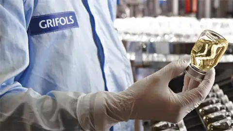 Imagen de un laboratorio de la empresa Grifols Imagen de un laboratorio de la empresa Grifols