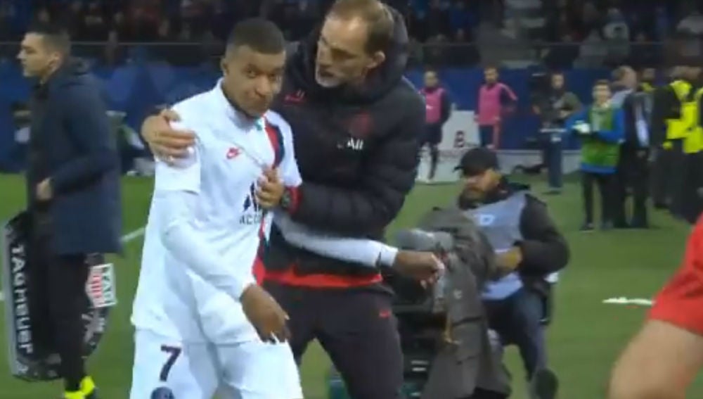 Mbappé no quiere ni mirar a Tuchel