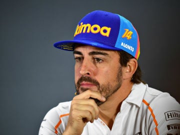 Fernando Alonso, pensativo