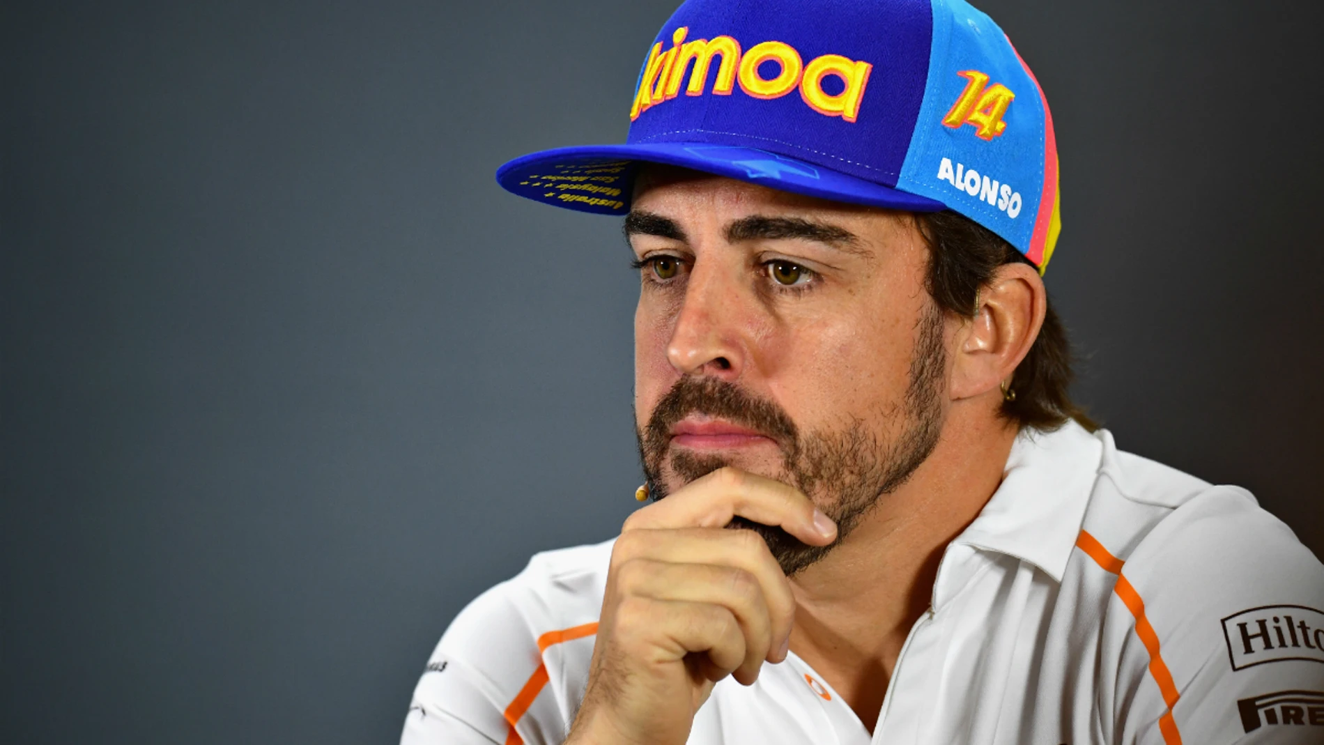 Fernando Alonso, pensativo Fernando Alonso, pensativo