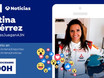 Cristina Gutiérrez, cuarta invitada al espacio #LasMujeresJueganA3N