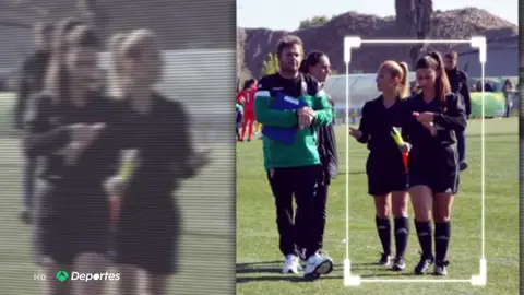 Amenazas de muerte al trío arbitral durante un partido de segunda división femenina: "¿Veis el río? Pues ahí os vamos a tirar" Amenazas de muerte al trío arbitral durante un partido de segunda división femenina: "¿Veis el río? Pues ahí os vamos a tirar"