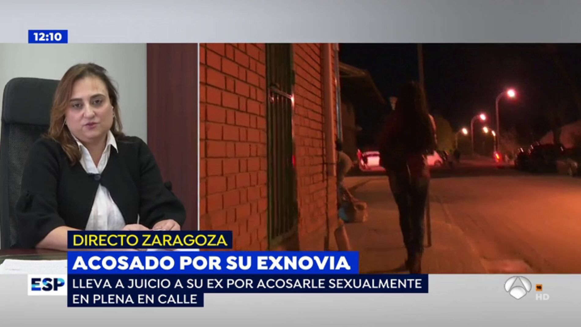 Acosado por su exnovia.