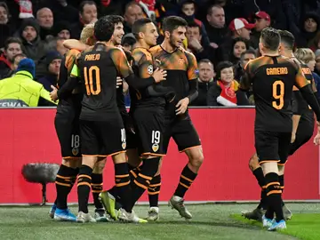 Rodrigo Moreno celebra su gol Rodrigo Moreno celebra su gol