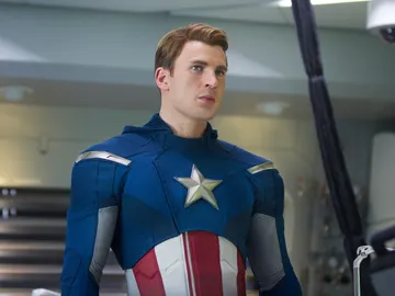 Chris Evans como Capitán América Chris Evans como Capitán América