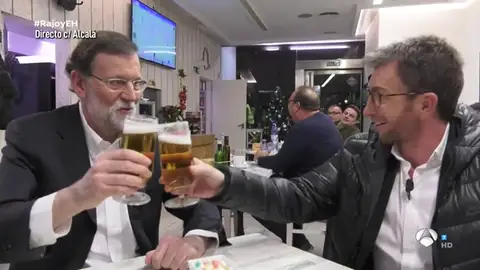 Mariano Rajoy y Pablo Motos se van a tomar cerveza a Mariano Rajoy y Pablo Motos se van a tomar cerveza a