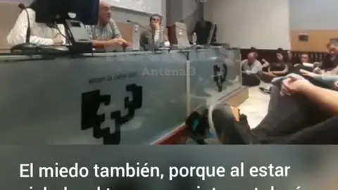 La conferencia del etarra López de Abetxuko en la Universidad del País Vasco: "La angustia te invade" La conferencia del etarra López de Abetxuko en la Universidad del País Vasco: "La angustia te invade"
