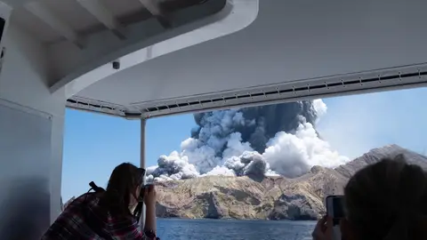 Erupción del volcán Erupción del volcán