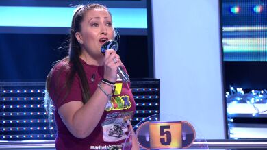  La apoteósica caída de Maribel: cantando bajo la ducha por Rocío Jurado en '¡Ahora caigo!'