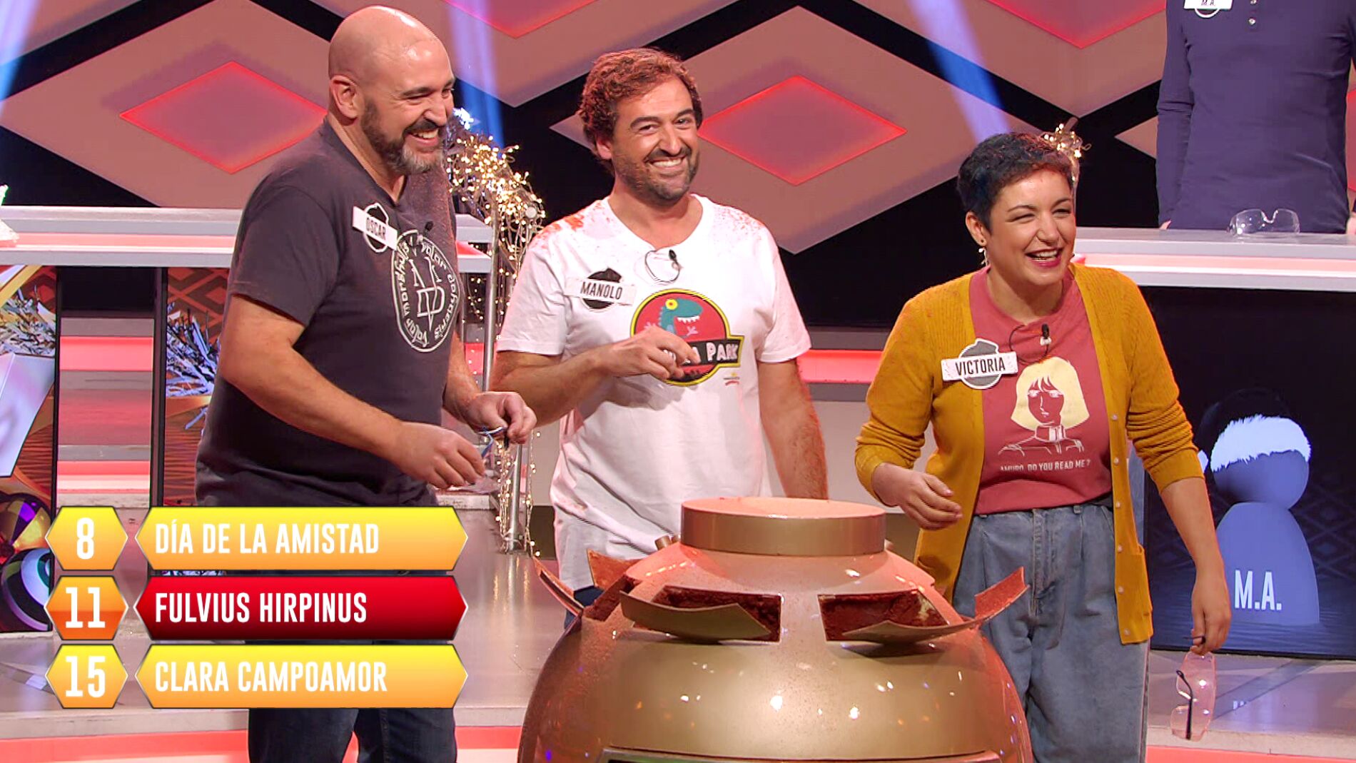 La ingeniosa respuesta de Manolo, de 'Los dispersos', para detonar la bomba final de '&iexcl;Boom!'