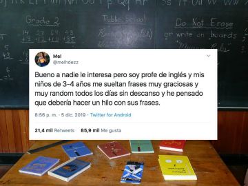 Una profesora recopila frases de sus alumnos Una profesora recopila frases de sus alumnos