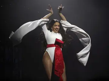 Rosalía en su concierto en el Wizink Center Rosalía en su concierto en el Wizink Center
