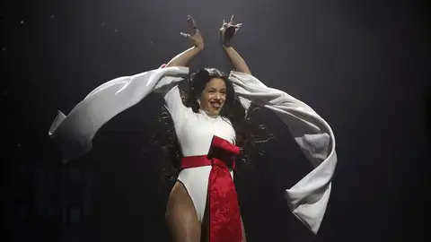 Rosalía en su concierto en el Wizink Center Rosalía en su concierto en el Wizink Center