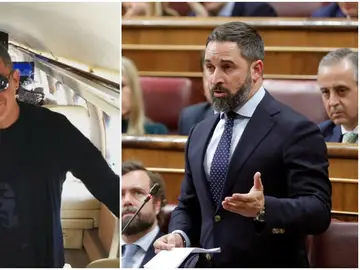 Alejandro Sanz y Santiago Abascal Alejandro Sanz y Santiago Abascal