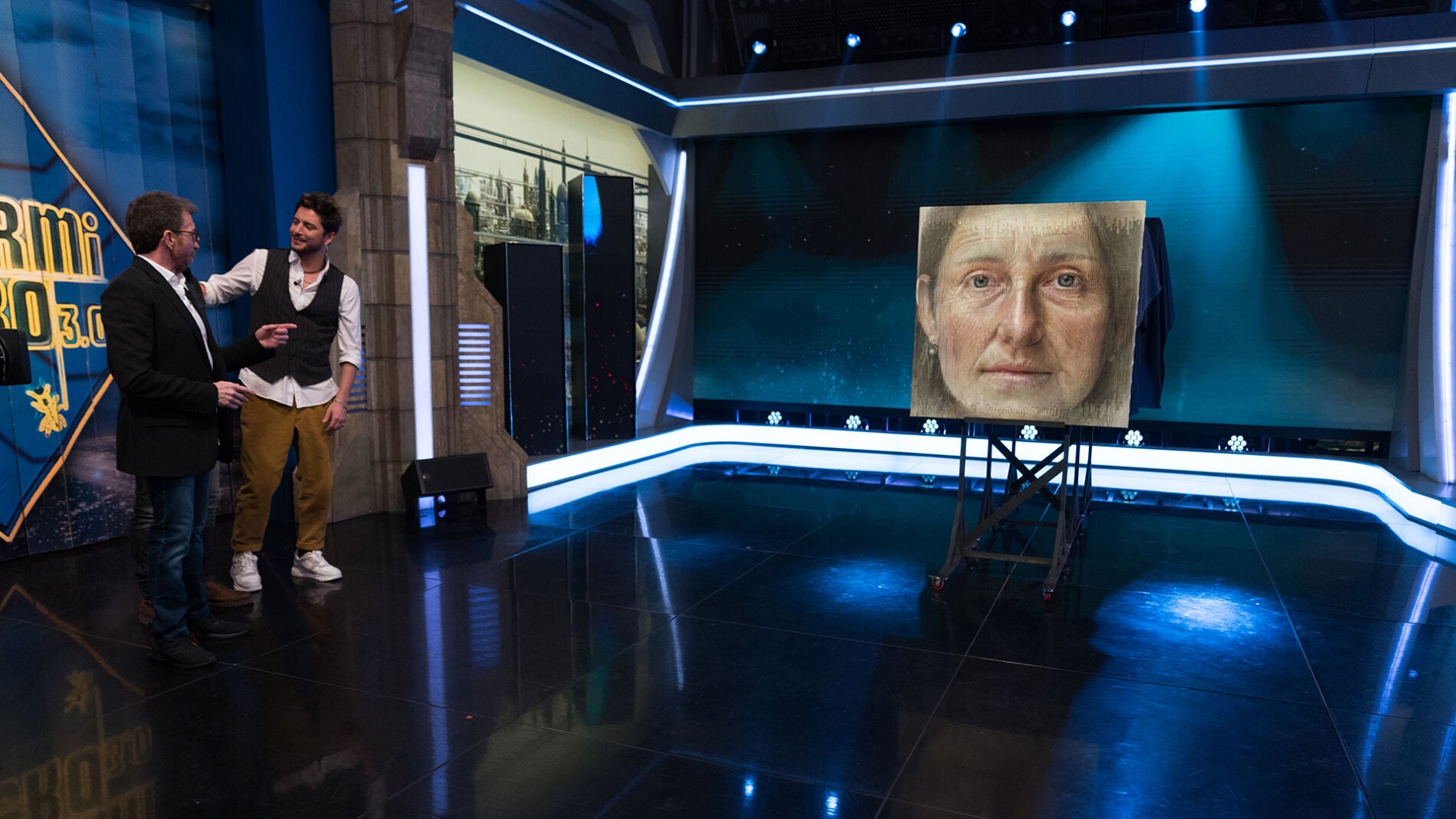 Sergi Cadenas sorprende en 'El Hormiguero 3.0' con sus cuadros de doble cara