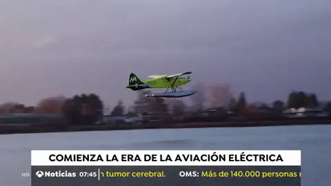 Aviación eléctrica. avioneta