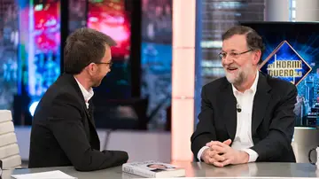 Mariano Rajoy recuerda en 'El Hormiguero 3.0' su regreso a su puesto de registrador: 