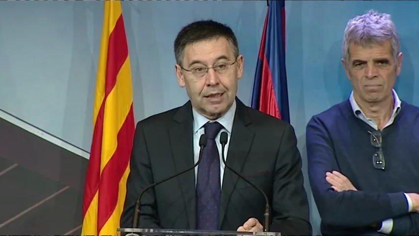 El presidente del Barcelona, Josep María Bartomeu El presidente del Barcelona, Josep María Bartomeu