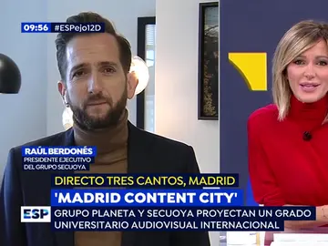 Raúl Berdonés, presidente Ejecutivo del grupo Sequoya: "'Madrid Content City' será la mayor urbe audiovisual europea" Raúl Berdonés, presidente Ejecutivo del grupo Sequoya: "'Madrid Content City' será la mayor urbe audiovisual europea"