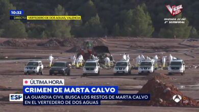 La peligrosa labor de búsqueda del cuerpo de Marta Calvo en el vertedero de Dos Aguas