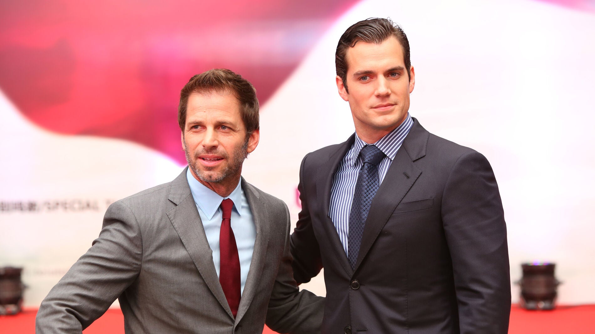 Zack Snyder y Henry Cavill (Superman)
