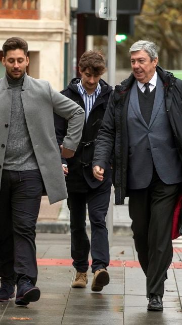 Los jugadores de la Arandina