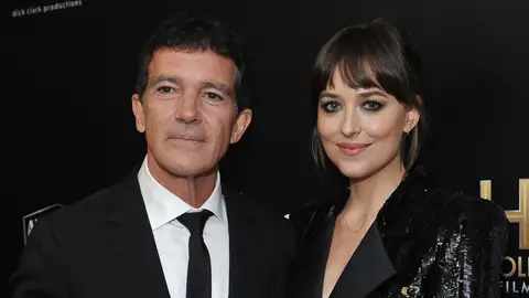 Antonio Banderas y Dakota Johnson Antonio Banderas y Dakota Johnson