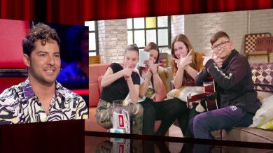 David Bisbal descubre la versión de ‘Bulería’ cantada por sus niños de ‘La Voz Kids’