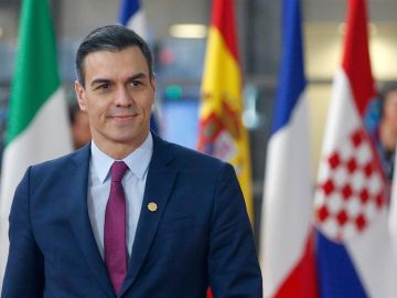 Pedro Sánchez en la Cumbre Europea.