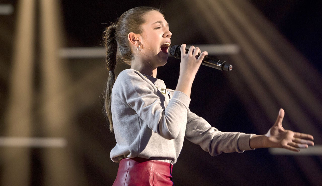 Patricia García canta ‘A que no me dejas’ en la Semifinal de ‘La Voz Kids’