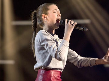 Patricia García canta ‘A que no me dejas’ en la Semifinal de ‘La Voz Kids’