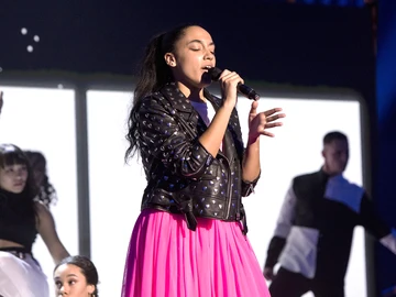 Aysha Bengoetxea canta ‘Back to black’ en la Semifinal de ‘La Voz Kids’