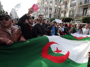 Manifestaciones en Argel.