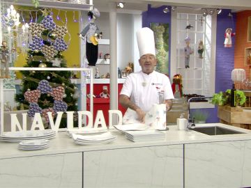 El menú perfecto para los niños en Navidad de Cocina abierta de Karlos Arguiñano El menú perfecto para los niños en Navidad de Cocina abierta de Karlos Arguiñano