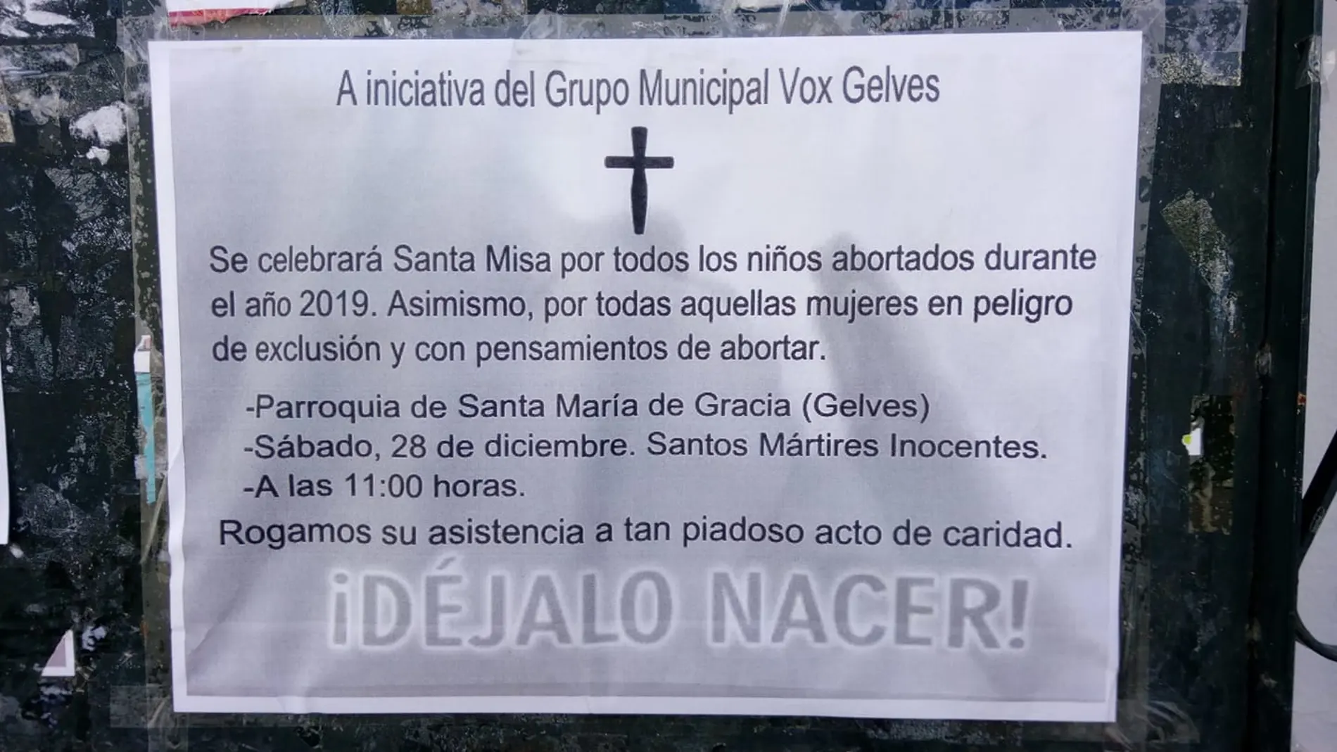 Convocatoria misa Convocatoria misa