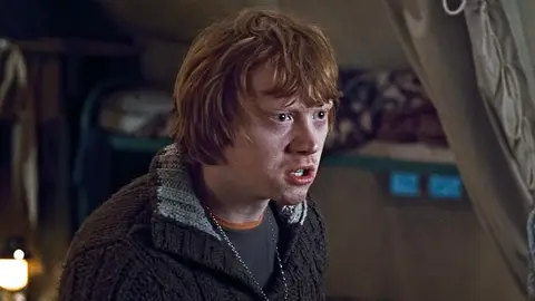 Rupert Grint en 'Harry Potter y las Reliquias de la Muerte' Rupert Grint en 'Harry Potter y las Reliquias de la Muerte'