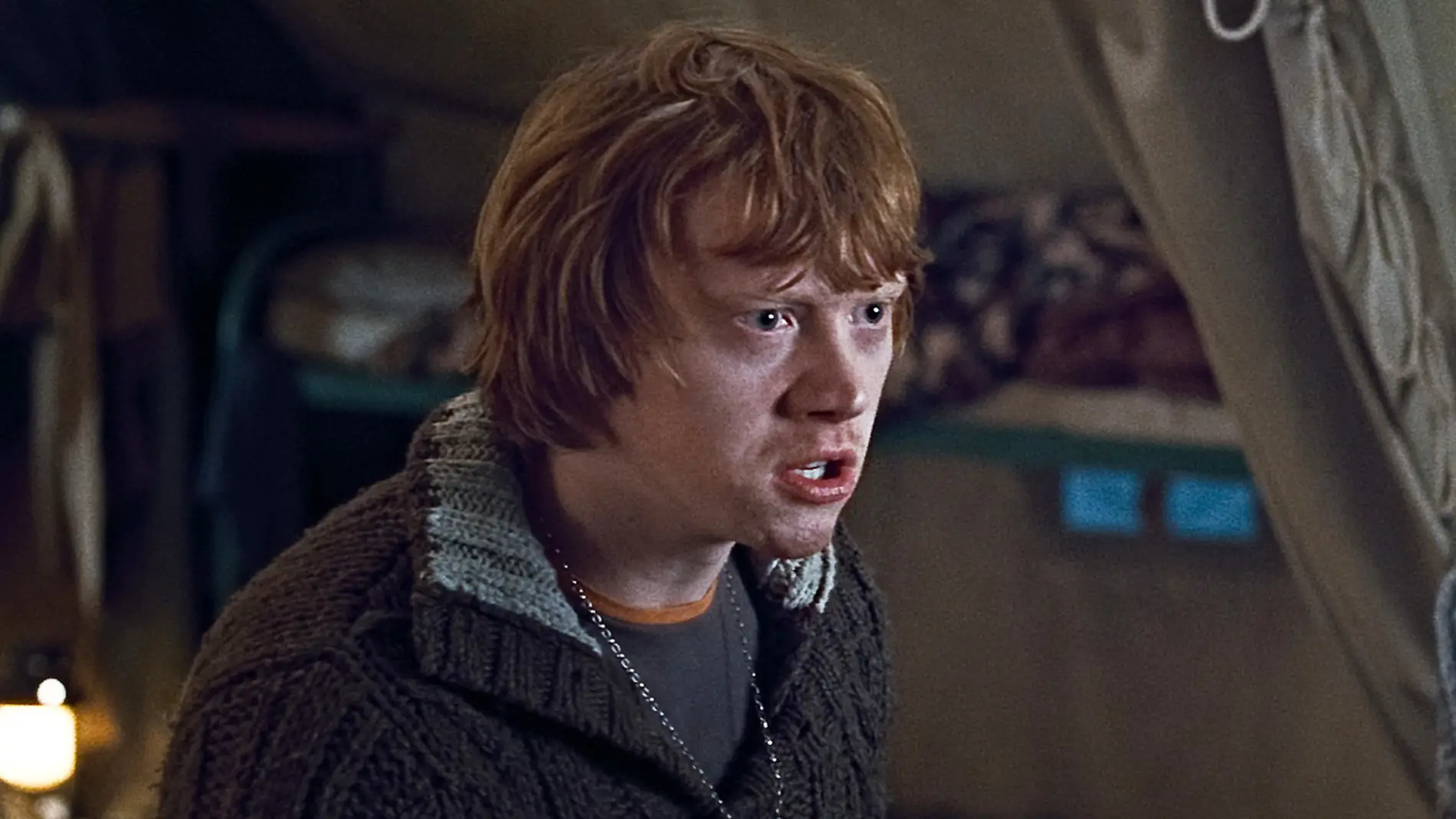 Rupert Grint en 'Harry Potter y las Reliquias de la Muerte'
