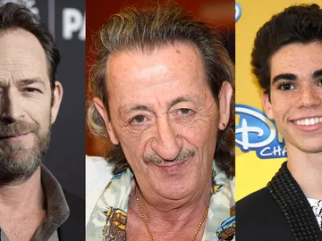 Luke Perry, Eduardo Gómez y Cameron Boyce Luke Perry, Eduardo Gómez y Cameron Boyce