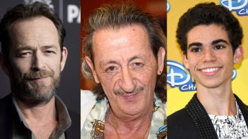 Luke Perry, Eduardo Gómez y Cameron Boyce