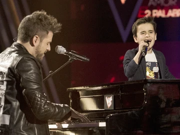 Pablo López y Daniel García, el dúo más esperado en ‘La Voz Kids’, se suben al escenario para cantar ‘Dos palabras’ en la Gran Final