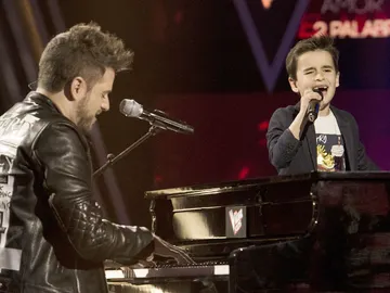 Pablo López y Daniel García, el dúo más esperado en ‘La Voz Kids’, se suben al escenario para cantar ‘Dos palabras’ en la Gran Final Pablo López y Daniel García, el dúo más esperado en ‘La Voz Kids’, se suben al escenario para cantar ‘Dos palabras’ en la Gran Final