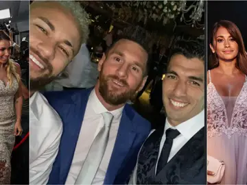Neymar junto a Messi y Luis Suárez en Uruguay Neymar junto a Messi y Luis Suárez en Uruguay