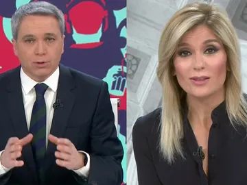 Vicente Vallés y Sandra Golpe de Antena 3 Noticias Vicente Vallés y Sandra Golpe de Antena 3 Noticias