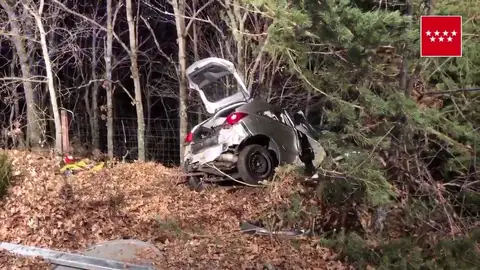 Una mujer muere en un accidente de tráfico en la sierra de Madrid Una mujer muere en un accidente de tráfico en la sierra de Madrid