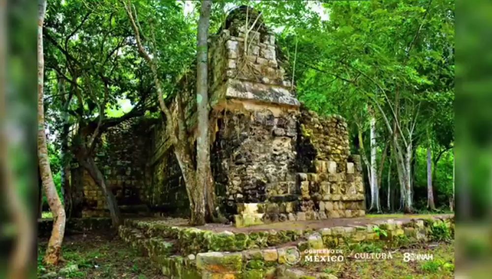 Encuentran un palacio maya en el sureste de México
