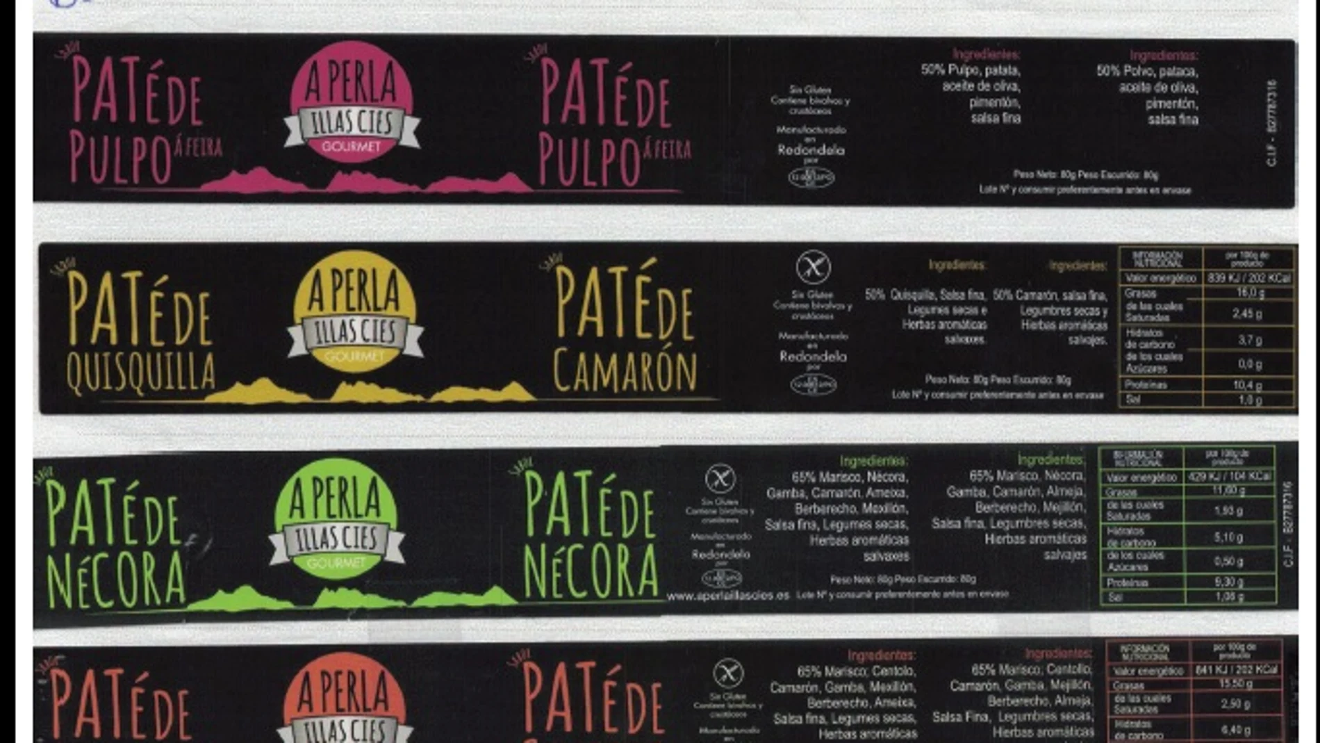 Los patés con huevo no declarado Los patés con huevo no declarado