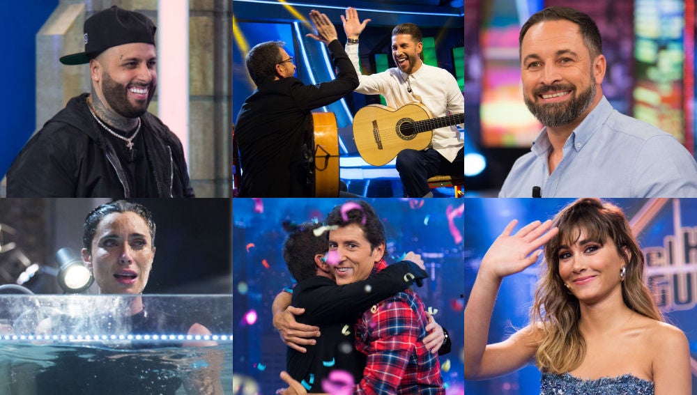 Los 12 mejores momentos de 'El Hormiguero 3.0' en 2019: de Sergio Ramos a Santiago Abascal pasando por Aitana y una pillada 'in fraganti'
