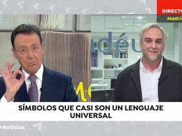 Matías Prats se despide de un entrevistado como un emoji Matías Prats se despide de un entrevistado como un emoji