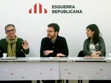 Reunión de la ejecutiva de ERC de cara a la posible investidura de Pedro Sánchez